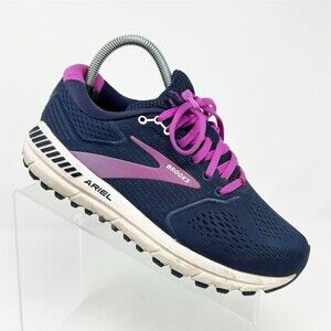Brooks Ariel 20 Women's Support Running Shoes Peacoat Viola White Size 7 Wide